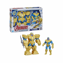 "Avengers Mech Strike Infinity Mech Suit Thanos Action Figure, 9-inch. Epic battles await!"