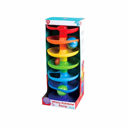 Helps develop fine motor skills and eye-hand coordination of your child; 3 rattle balls included, perfect for your little baby 12 months and up