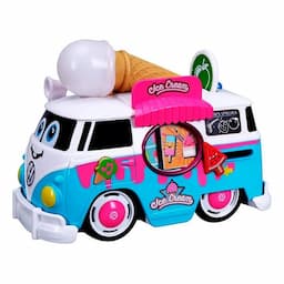 The VW Magic Ice Cream Bus teaches colours, fruits, words and numbers, all in multiple languages. - Comes with 6 double sided learning coins. - Insert a coin into the ice cream bus. - the truck will recognize colours and numbers. - Light will change colour on the ice cream bulb. - Colour and number will be said out loud. - Light and melody button to the side of the ice cream bus. - Suitable for ages 12 months. - Requires 3xAAA.