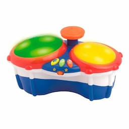 Keep your kid happy and entertained with this cheerful Bongos Drum. It's made from high quality materials and great for developing your child's motor and sensory skills. Ideal gift to little one.