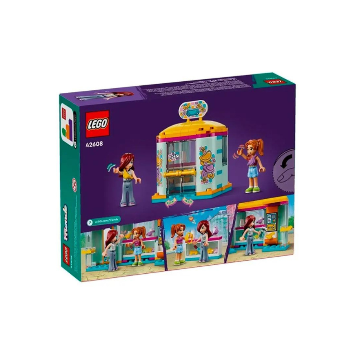 This set includes a buildable store, 2 mini-dolls and beauty shop accessories. The set comes with LEGO Friends Paisley and Candi mini-dolls so play can start right away. Discover a range of role-play toys for kids in the LEGO Friends universe, where young builders can enjoy creative play and act out real-life adventures.