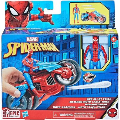 SPIDERMAN 4IN VEHICLE AND FIGURE