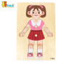 Body Parts Puzzle-Girl（12pcs)
