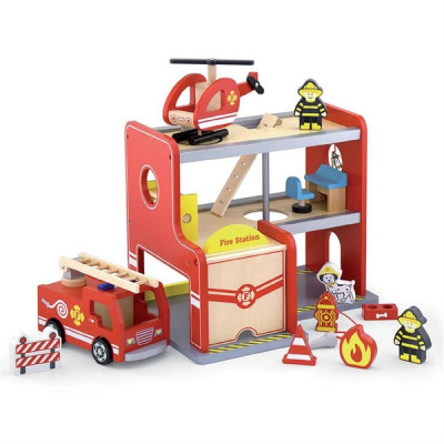 Fire Station with Accessories