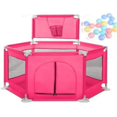 Baby Playpen-Pink